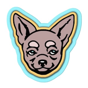 Chihuahua Cookie Cutter | Stamp | Stencil #1