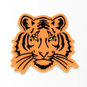 Tiger Cookie Cutter | Stamp | Stencil - SHARP EDGES - FAST Shipping - Choose Your Own Size! #1