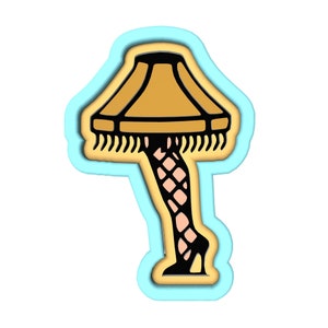 Leg Lamp Cookie Cutter | Stamp | Stencil - SHARP EDGES - FAST Shipping - Choose Your Own Size ...