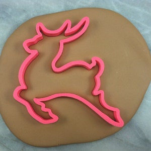 Reindeer Christmas Cookie Cutter - SHARP EDGES - FAST Shipping - Choose Your Own Size!
