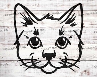 Katzen Schablone | WIEDERVERWENDBAR, LANGLEBIG, WASCHBAR Craft Stencil | Für Schilder, Wände, Leinwände & mehr!