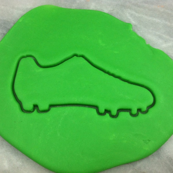 Soccer Cleat Outline Cookie Cutter - SHARP EDGES - FAST Shipping - Choose Your Own Size!