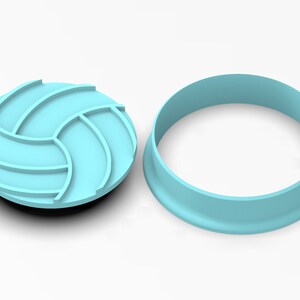 Volleyball Cookie Cutter SHARP EDGES FAST Shipping Choose Your Own Size image 6