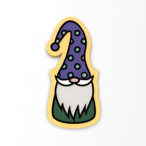 Gnome Kakform | Stämpel | Schablon - VASSA KANTER - SNABB FRAKT - Välj din egen storlek! #3