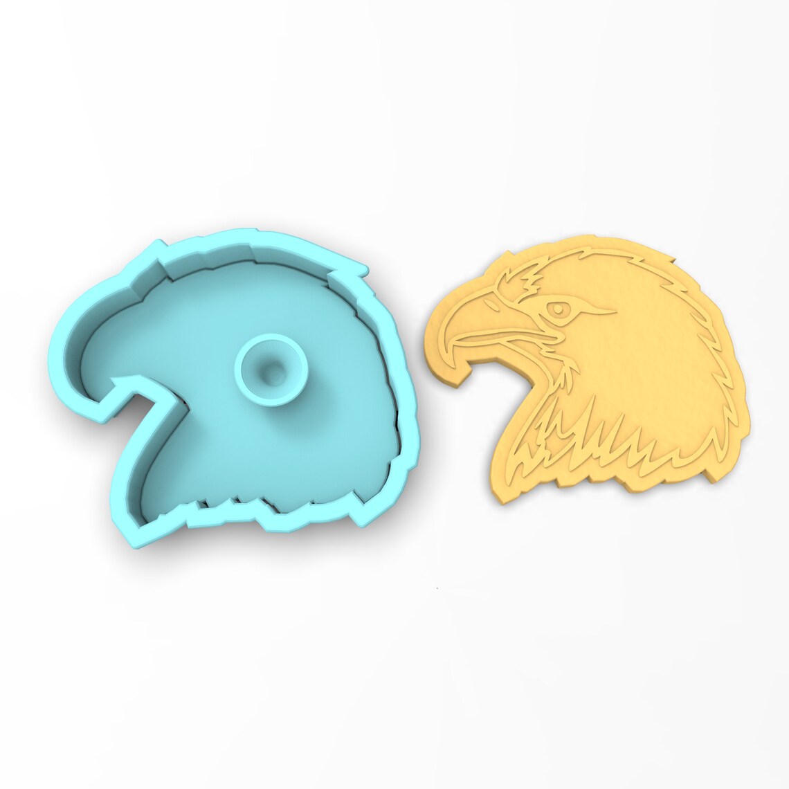 Bald Eagle Head Cookie Cutter Stamp Stencil SHARP EDGES Etsy