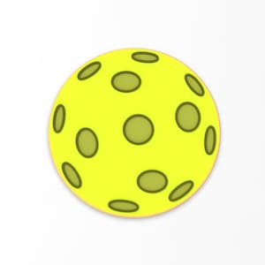 Pickle Ball Moon Cookie Cutter | Stamp | Stencil - SHARP EDGES - FAST Shipping - Choose Your Own Size!