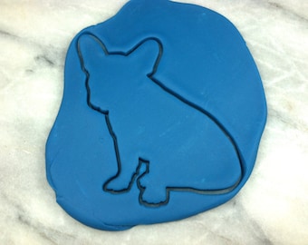 French Bulldog Cookie Cutter Outline #2 - SHARP EDGES - FAST Shipping - Choose Your Own Size!