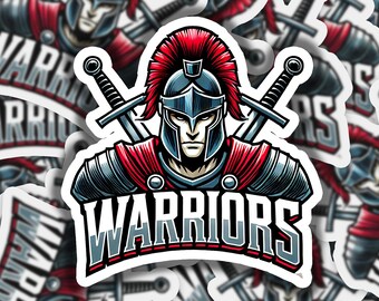 Warrior Words 1 Vinyl Sticker | Dishwasher Safe & Durable | Custom Sizes | Fast Shipping | Made in USA 1