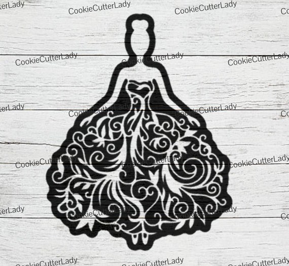 dress stencil designs Wedding Bride | REUSABLE, DURABLE, WASHABLE Craft Stencil printable dress outline COUNTESS: Red Gown — High-End Garden Party Gowns PINK sections in image color:Orchid