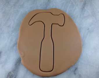 Hammer Cookie Cutter Outline - SHARP EDGES - FAST Shipping - Choose Your Own Size!