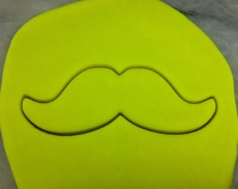 Mustache Cookie Cutter - SHARP EDGES - FAST Shipping - Choose Your Own Size!