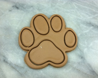 Dog Paw Cookie Cutter Detailed - SHARP EDGES - FAST Shipping - Choose Your Own Size!