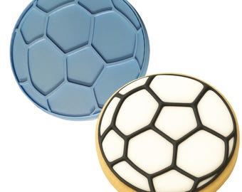 Soccer Ball Cookie Cutter - SHARP EDGES - FAST Shipping - Choose Your Own Size!