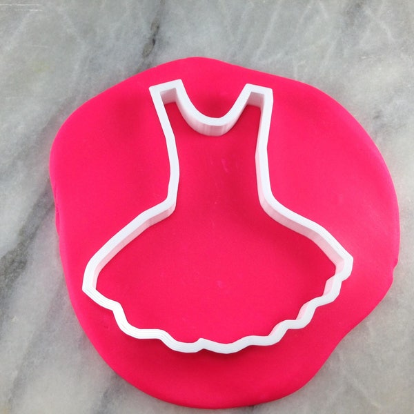 Tutu Ballerina Dress Cookie Cutter Outline #1 - SHARP EDGES - FAST Shipping - Choose Your Own Size!