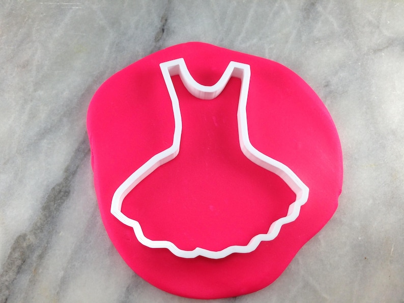 Tutu Ballerina Dress Cookie Cutter Outline 1 SHARP EDGES Etsy