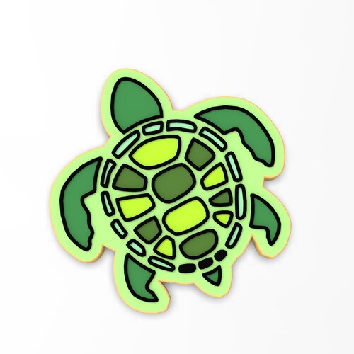 Sea Turtle 101 Cookie Cutter - Etsy