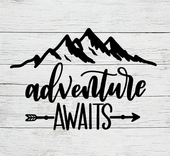 Adventure Awaits Stencil REUSABLE DURABLE WASHABLE Craft | Etsy