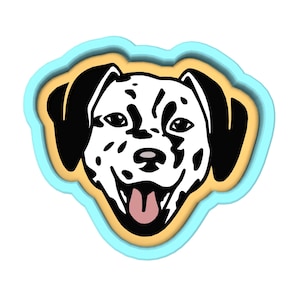 Dalmatian Cookie Cutter | Stamp | Stencil #1
