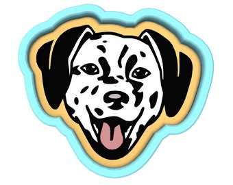 Dalmatian Cookie Cutter | Stamp | Stencil #1