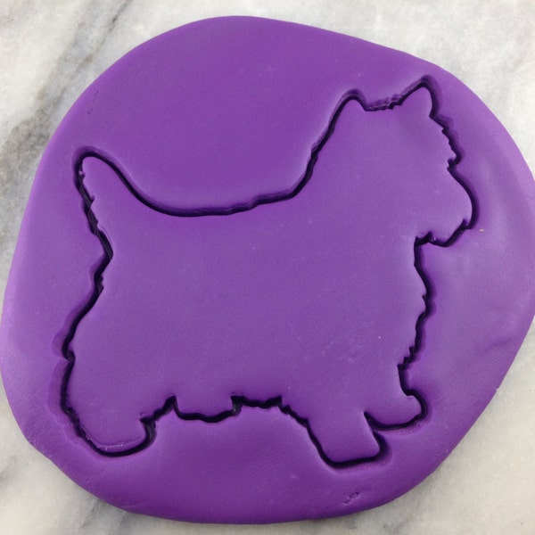 Yorkie Terrier Cookie Cutter Outline #1 - SHARP EDGES - FAST Shipping - Choose Your Own Size!