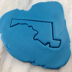Maryland Cookie Cutter Outline - SHARP EDGES - FAST Shipping - Choose Your Own Size!