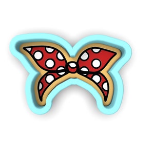 Hair Bow Cookie Cutter | Stamp | Stencil | Debosser- SHARP EDGES - FAST Shipping - Choose Your Own Size! #1