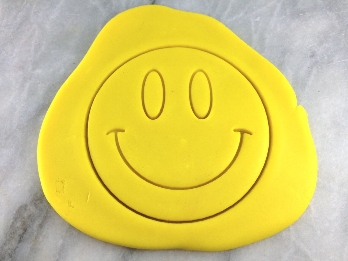 Smiley Face Emoji Cookie Cutter Detailed SHARP EDGES FAST Etsy