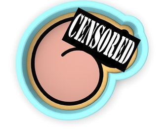 Weiner Cookie Cutter | Stamp | Stencil | Debosser #6 - SHARP EDGES - FAST Shipping - Choose Your Own Size!