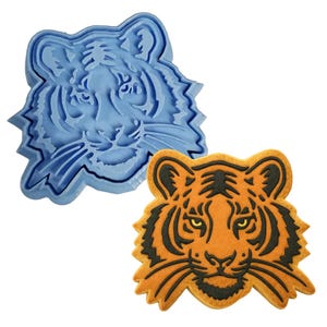 Tiger Cookie Cutter | Stamp | Stencil - SHARP EDGES - FAST Shipping - Choose Your Own Size! #1
