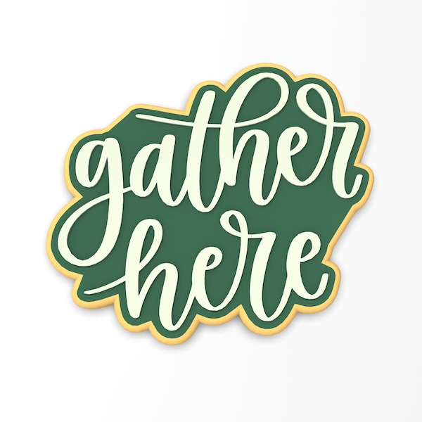 Gather Here Stencil - Etsy