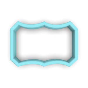 Plaque # 38 Cookie Cutter Outline - SCHARFE KANTEN - SCHNELLER Versand - Wählen Sie Ihre eigene Größe!