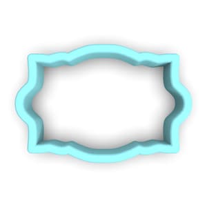 Plaque #74 Cookie Cutter - SHARP EDGES - FAST Shipping - Choose Your Own Size!