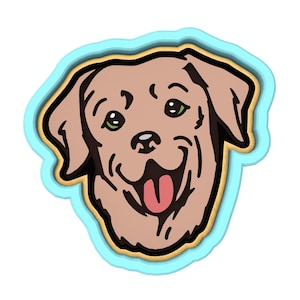 Labrador Cookie Cutter | Stamp | Stencil #1