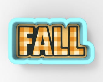 Fall Marquee Letters Cookie Cutter | Stamp | Stencil - SHARP EDGES - FAST Shipping - Choose Your Own Size! #1