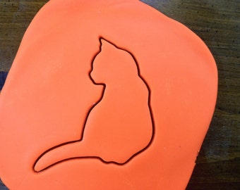 Kitty Cat Cookie Cutter - SHARP EDGES - FAST Shipping - Choose Your Own Size!