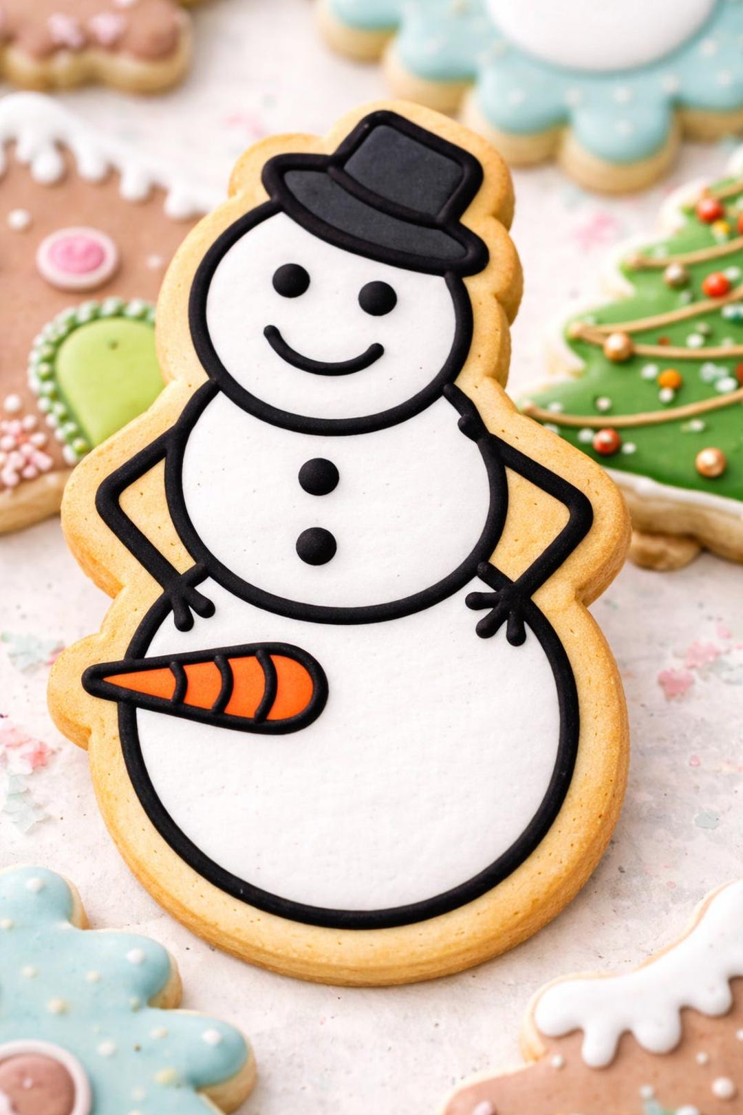 Ann Clark Formina Per Biscotti Pupazzo Di Neve – Stampo In Acciaio USA 10,2 Cm, Prodotto In Vermont, Per Biscotti E Fondo Pasta - 2
