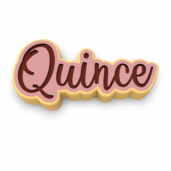 Quince Cookie Cutter | Stamp | Stencil - SHARP EDGES - FAST Shipping - Choose Your Own Size!