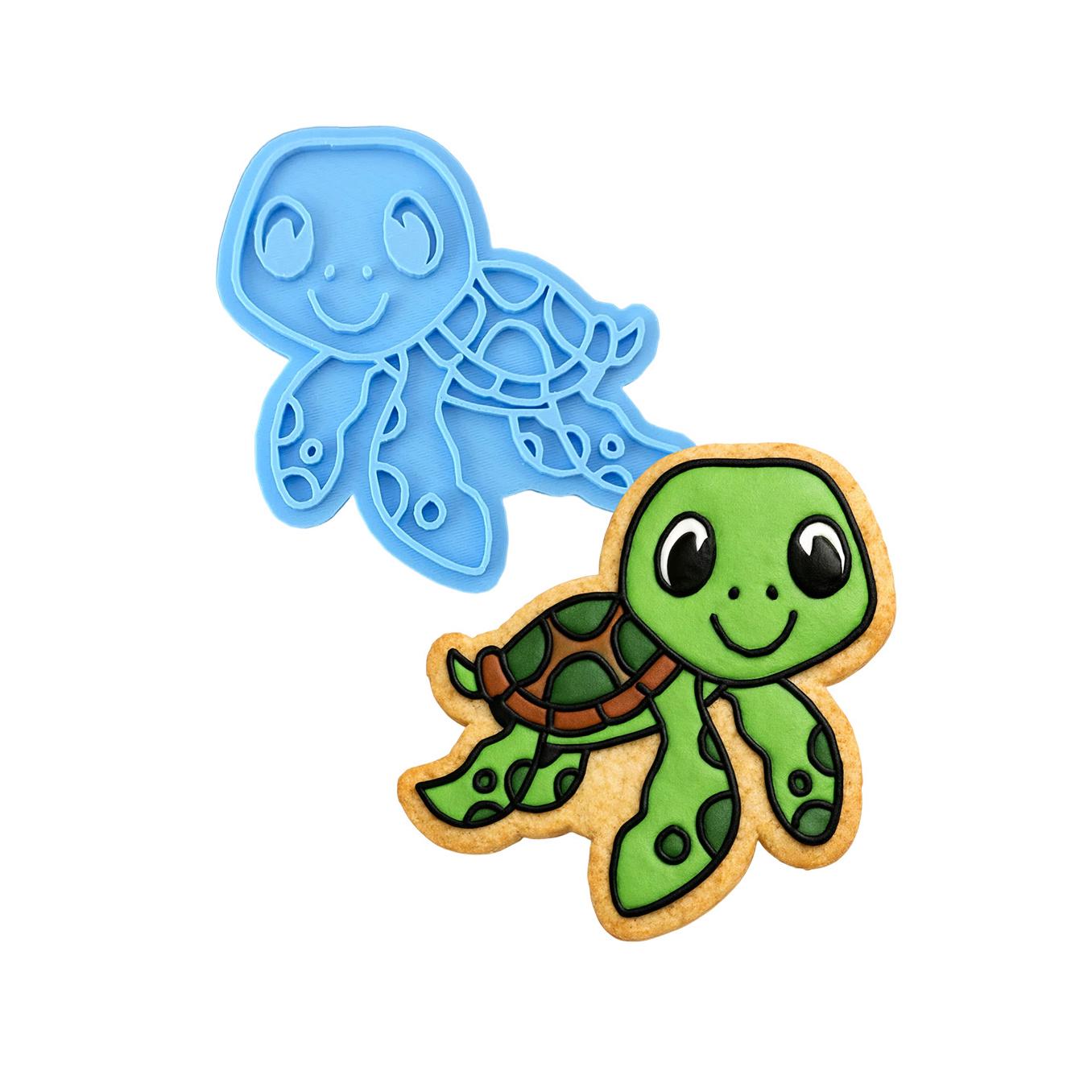 Sea Turtle Cookie Cutter | Stamp | Stencil - SHARP EDGES - FAST ...