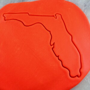 Florida Cookie Cutter Outline - SHARP EDGES - FAST Shipping - Choose Your Own Size!