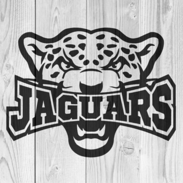 Jaguars Mascot Stencil | REUSABLE, DURABLE, WASHABLE Craft Stencil | Use for Signs, Walls, Canvas & More! Words