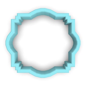 Plaque Cookie Cutter #45 - SHARP EDGES - FAST Shipping - Choose Your Own Size!