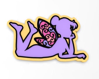 Fairy Cookie Cutter | Stamp | Stencil | Debosser - SHARP EDGES - FAST Shipping - Choose Your Own Size!