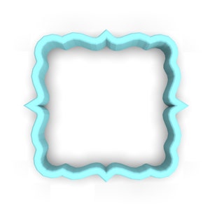 Square Plaque Cookie Cutter - SHARP EDGES - FAST Shipping - Choose Your Own Size!