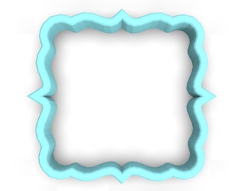 Square Plaque Cookie Cutter - SHARP EDGES - FAST Shipping - Choose Your Own Size!