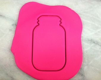 Mason Jar Cookie Cutter - SHARP EDGES - FAST Shipping - Choose Your Own Size!