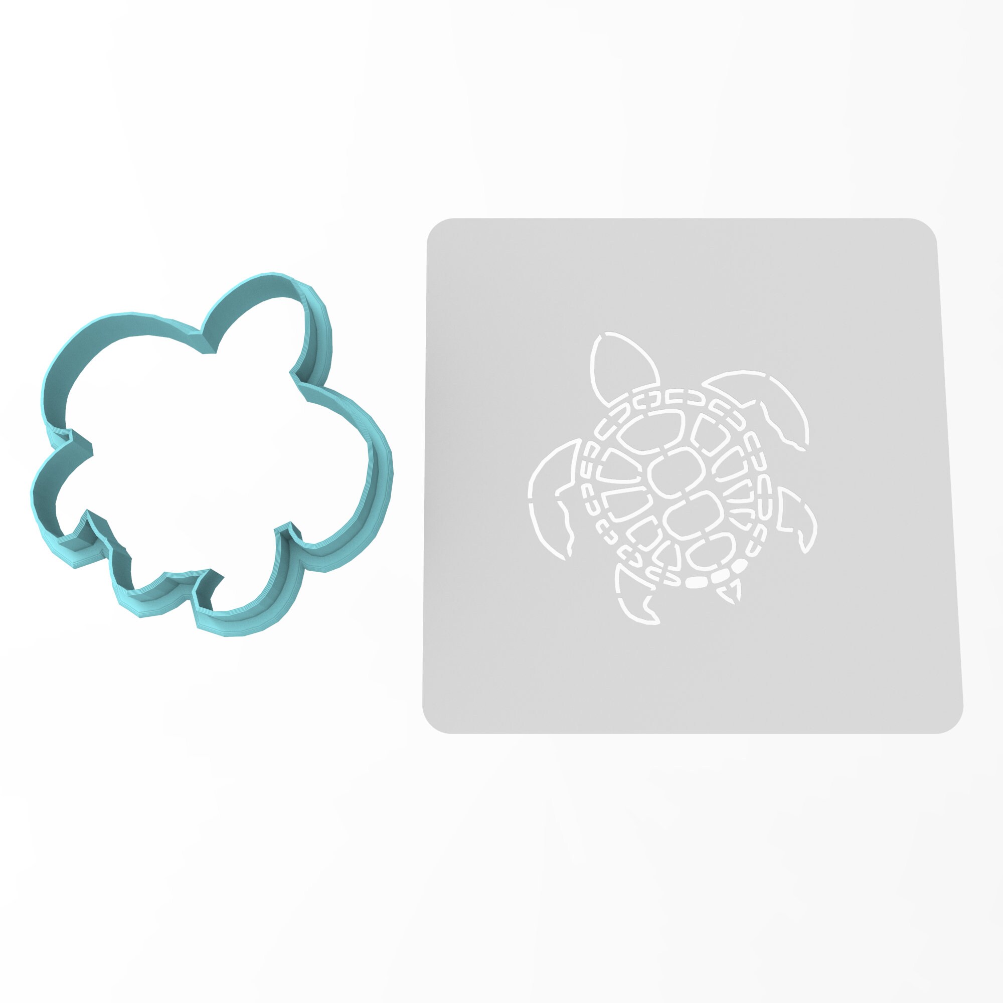 Sea Turtle Cookie Cutter | Stamp | Stencil - SHARP EDGES - FAST ...