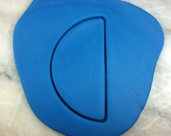 Semi Circle Cookie Cutter - SHARP EDGES - FAST Shipping - Choose Your Own Size!