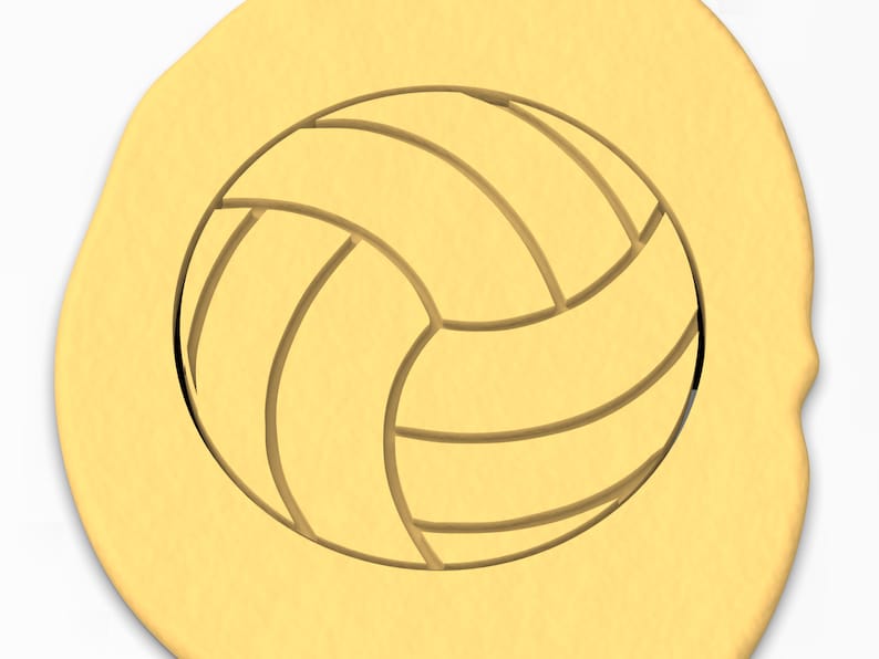 Volleyball Cookie Cutter SHARP EDGES FAST Shipping Choose Your Own Size image 4