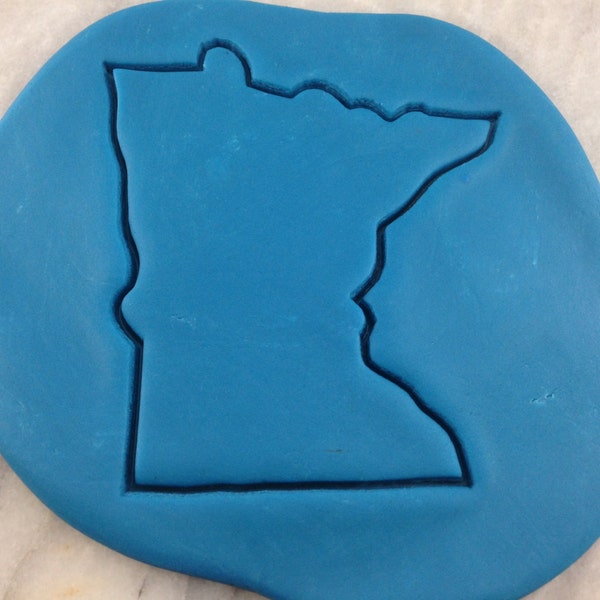 Minnesota Cookie Cutter Outline - SHARP EDGES - FAST Shipping - Choose Your Own Size!