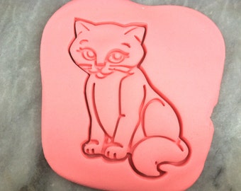 Cat Cookie Cutter Detailed - SHARP EDGES - FAST Shipping - Choose Your Own Size!